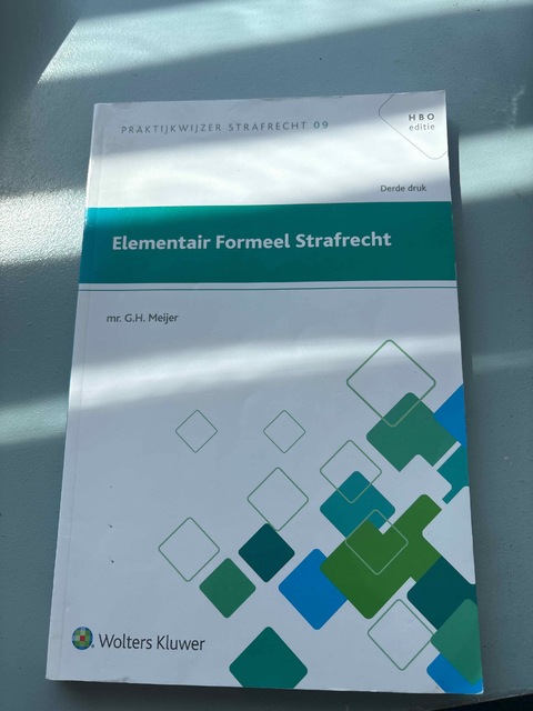 9789013167689-Elementair-formeel-strafrecht