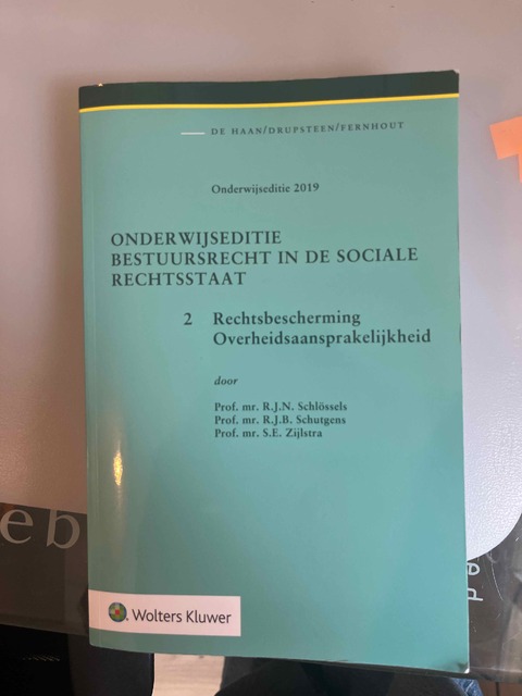 9789013146394-Onderwijseditie-Bestuursrecht-in-de-sociale-rechtsstaat-2.-Rechtsbescherming-Overheidsaansprakelijkheid