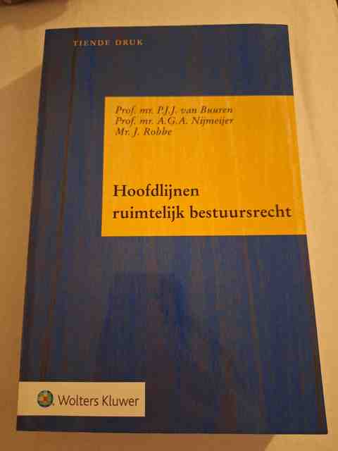 9789013140101-Hoofdlijnen-ruimtelijk-bestuursrecht