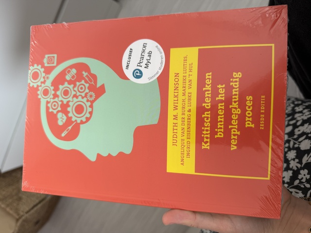 9789043037105-Kritisch-denken-binnen-het-verpleegkundig-proces-6e-editie-met-MyLab-NL-toegangscode