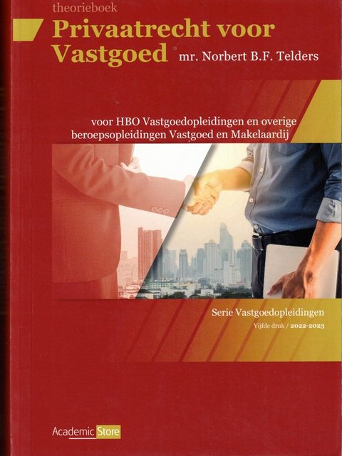 9789083163581-Privaatrecht-voor-Vastgoed