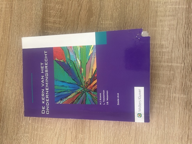 9789013164336-De-kern-van-het-ondernemingsrecht