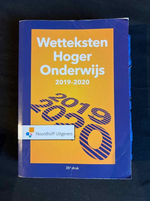 9789001899820-Wetteksten-hoger-onderwijs-2019-2020
