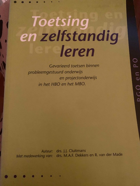 9789080488342-Toetsen-en-zelfstandig-leren