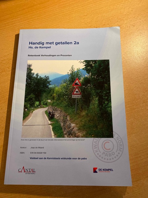 9789490681159-Handig-met-getallen-2a-Hs.-de-Kempel-Verhoudingen-en-Procenten-Rekenwerkboek