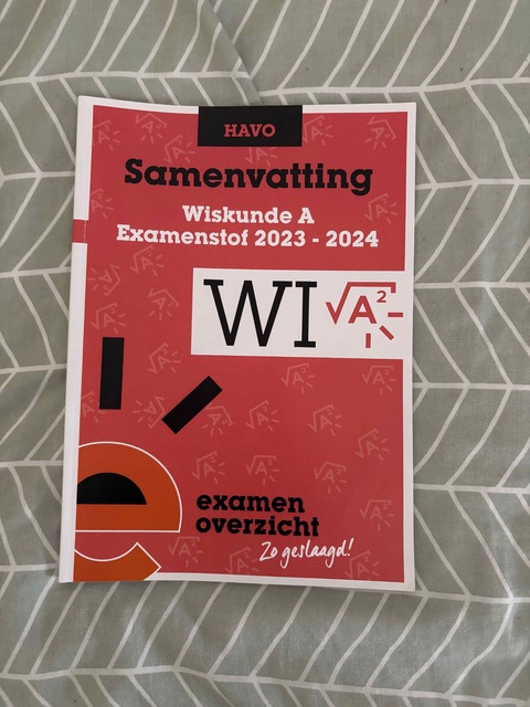 9789464381542-ExamenOverzicht-samenvatting-examenstof-havo-wiskunde-A