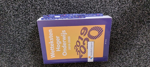 9789001899820-Wetteksten-hoger-onderwijs-2019-2020
