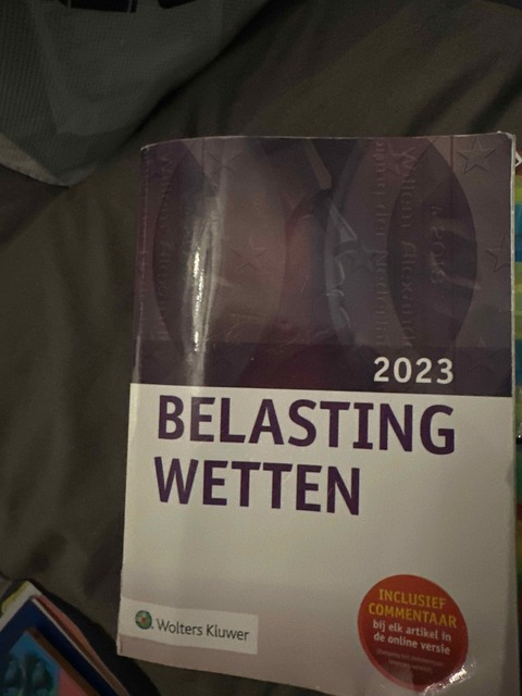 9789013171075-Belastingwetten-2023