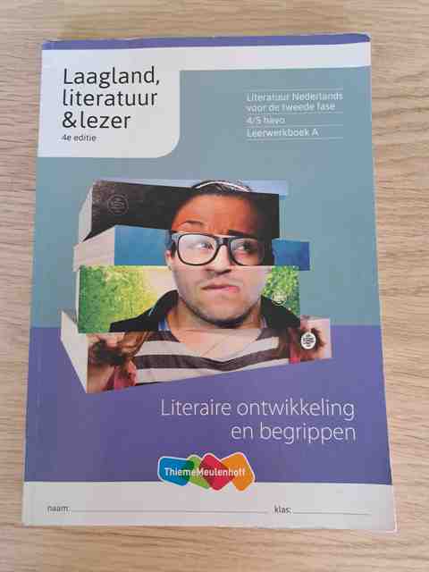 9789006371352-Laagland-literatuur-lezer-45-havo-Leerwerkboek-A