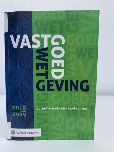 9789013149166-Vastgoedwetgeving-2018-2019