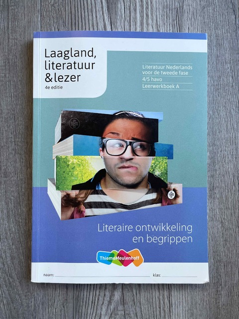 9789006371352-Laagland-literatuur-lezer-45-havo-Leerwerkboek-A