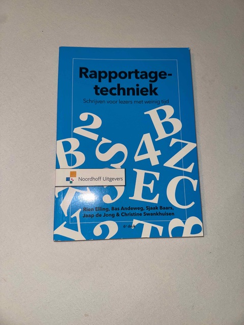 9789001881788-Rapportagetechniek