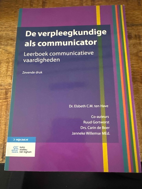9789036825290-De-verpleegkundige-als-communicator