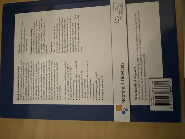 9789001886257-Hoofdlijnen-Nederlands-recht