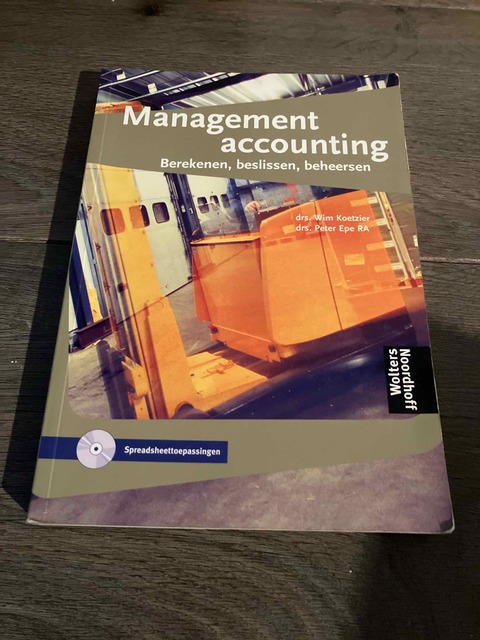 9789001476458-Management-accounting-Berekenen-beslissen-beheersen-CD-ROM-druk-2