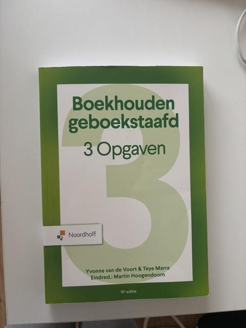 9789001051563-Boekhouden-Geboekstaafd-3--opgaven--10e-editie