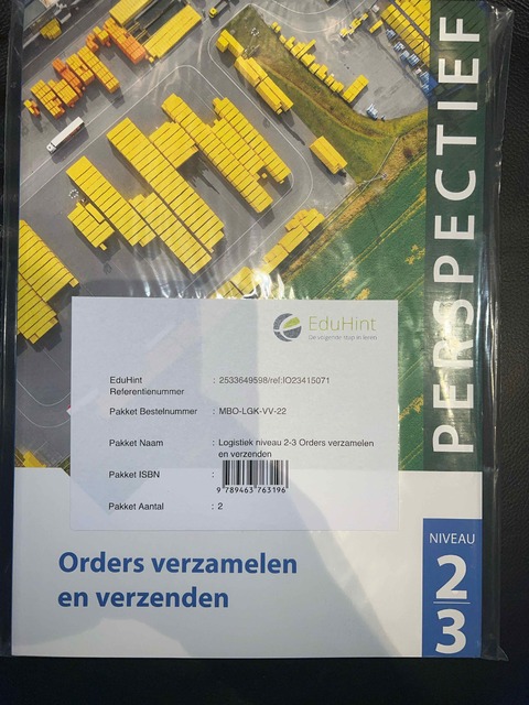 9789463763196-Logistiek-niveau-2-3-Orders-verzamelen-en-verzenden-licentie-boek
