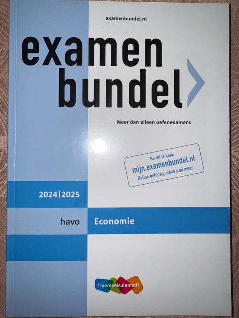 9789006390193-Examenbundel-economie-havo-2024-2025