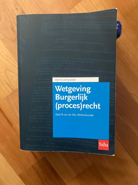 9789012404808-Sdu-Wettenbundel-Burgerlijk-procesrecht.-Editie-2019-2020