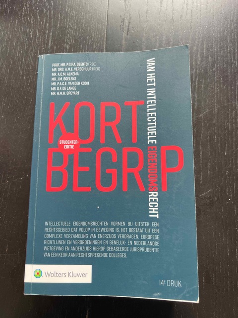 9789013157345-Kort-begrip-van-het-intellectuele-eigendomsrecht