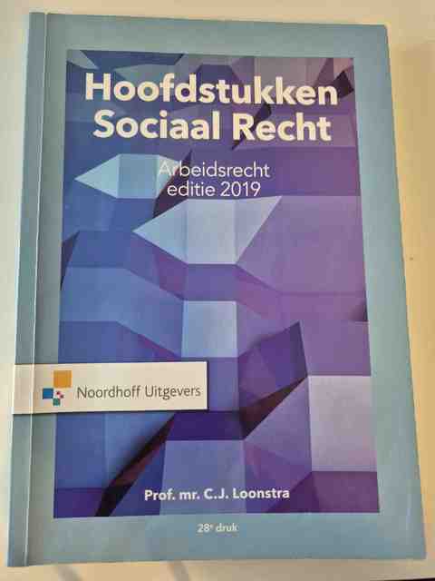 9789001899769-Hoofdstukken-sociaal-recht-editie-2019