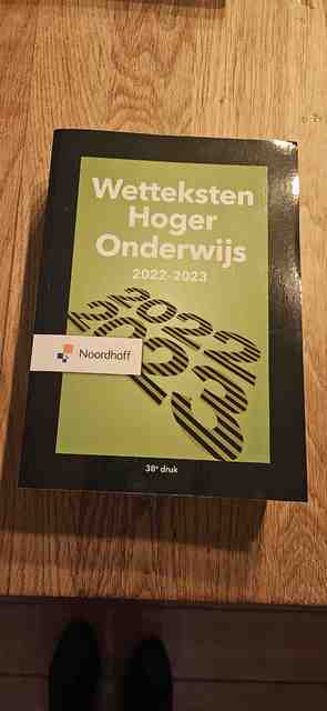 9789001299132-Wetteksten-Hoger-Onderwijs-2022-2023