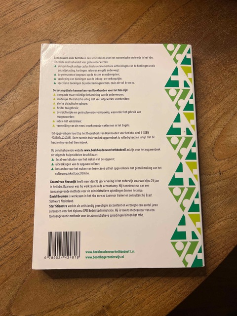 9789024424818-Boekhouden-voor-het-hbo-deel-1.-Opgavenboek