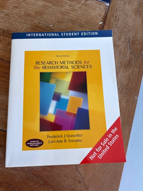 9780495091455-Research-Methods-For-The-Behavioral-Sciences