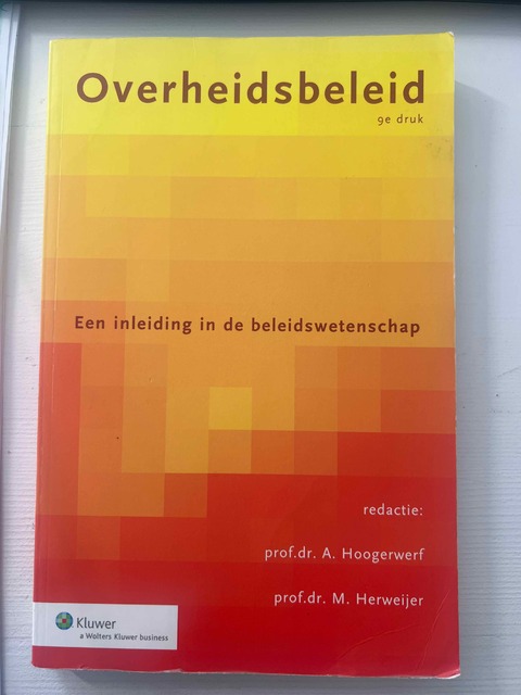 9789013125184-Overheidsbeleid