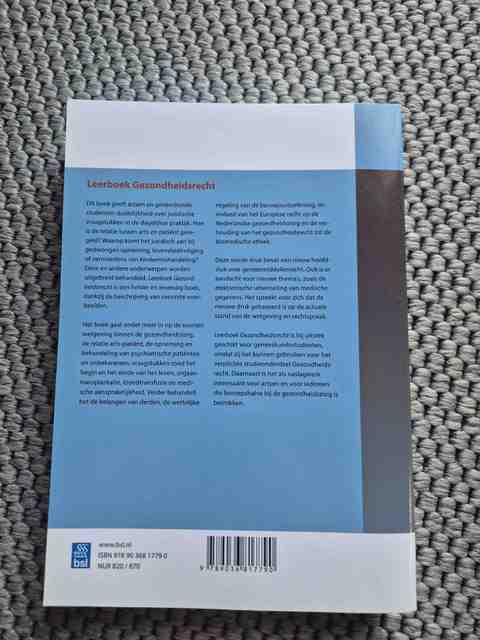 9789036817790-Leerboek-gezondheidsrecht
