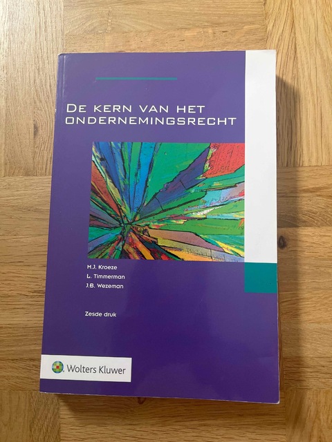 9789013164336-De-kern-van-het-ondernemingsrecht