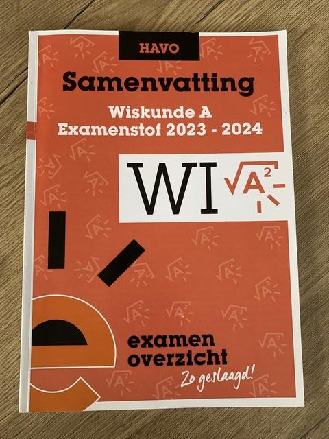 9789464381542-ExamenOverzicht-samenvatting-examenstof-havo-wiskunde-A