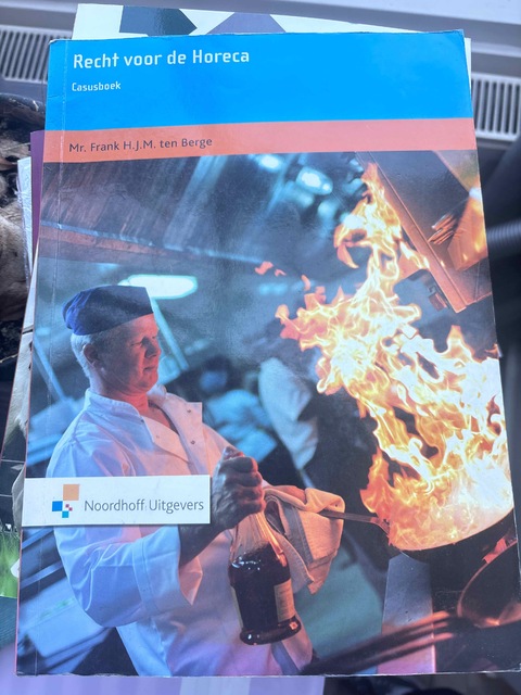 9789001822996-Recht-voor-de-Horeca