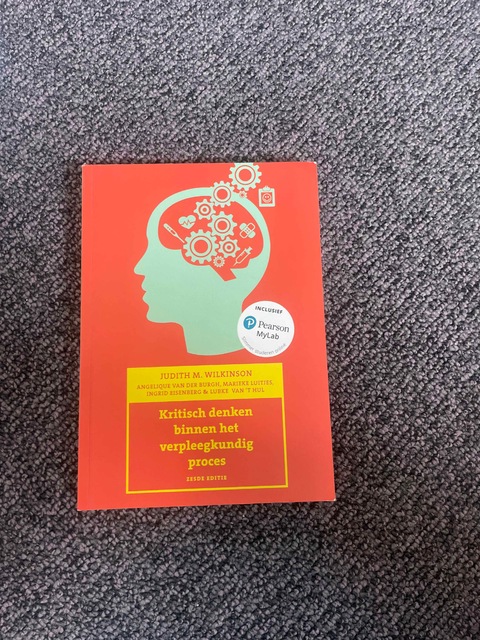 9789043037105-Kritisch-denken-binnen-het-verpleegkundig-proces-6e-editie-met-MyLab-NL-toegangscode