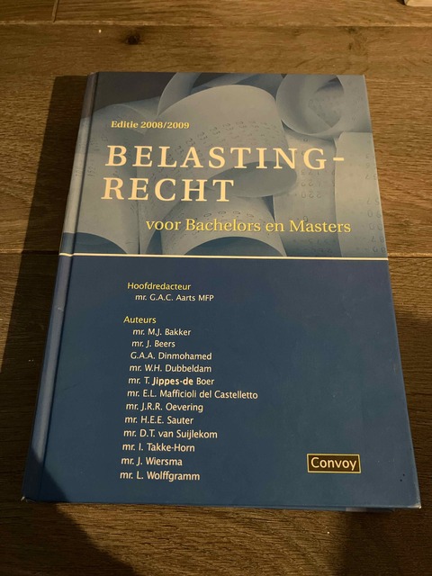9789079564019-Belastingrecht-voor-Bachelors-en-Masters-20082009