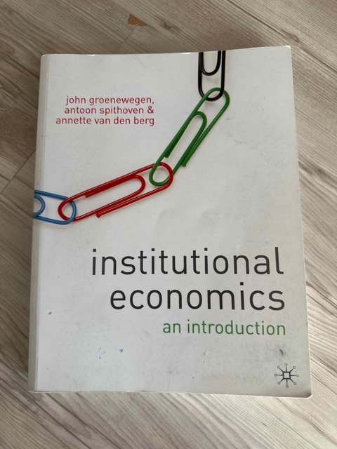9780230550742-Institutional-Economics