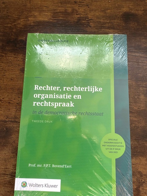 9789013169560-Onderwijseditie-Rechter-rechterlijke-organisatie-en-rechtspraak