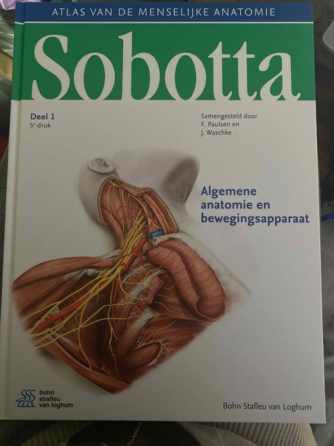 9789036821247-Sobotta-Deel-1-Algemene-anatomie-en-bewegingsapparaat