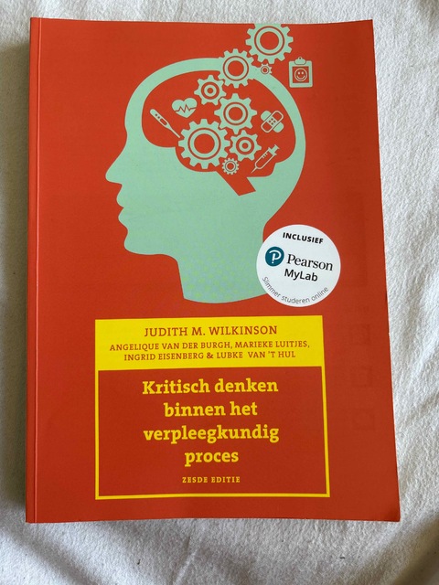 9789043037105-Kritisch-denken-binnen-het-verpleegkundig-proces-6e-editie-met-MyLab-NL-toegangscode