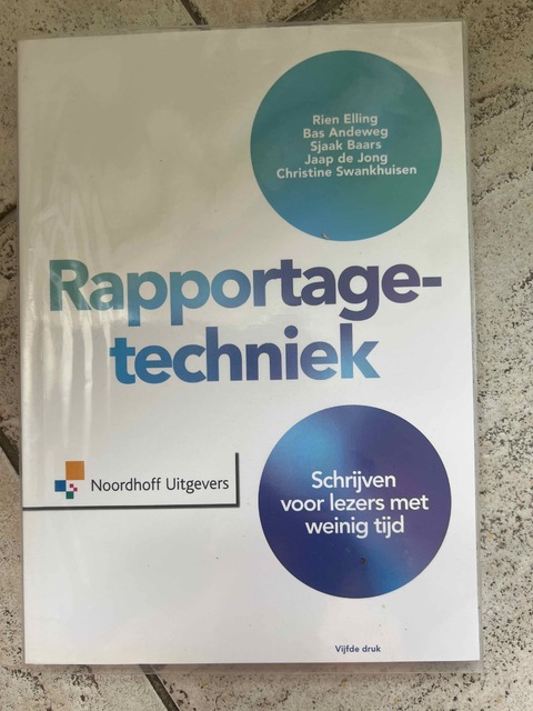 9789001841744-Rapportagetechniek