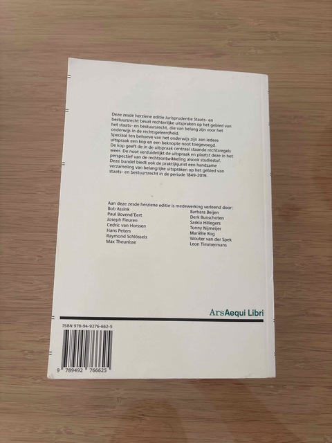 9789492766625-Jurisprudentie-Staats-en-bestuursrecht-1849-2019