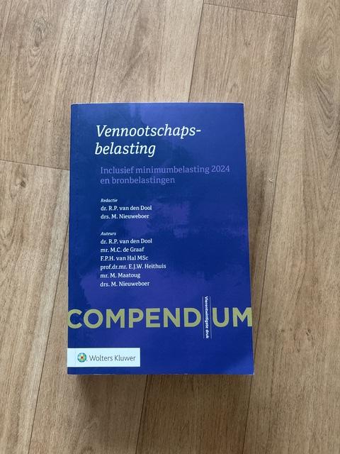 9789013178654-Compendium-Vennootschapsbelasting