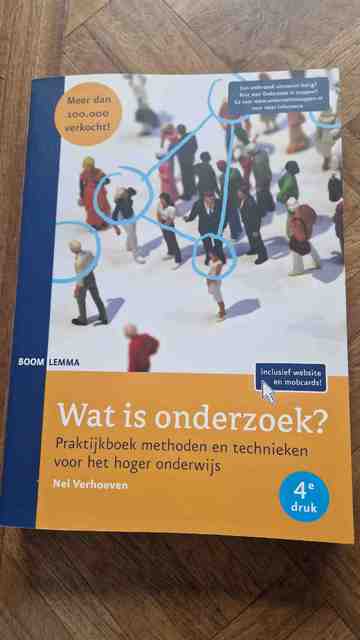 9789059316713-Wat-is-onderzoek-Methoden-en-technieken-voor-het-Hoger-Onderwijs-Praktijkboek