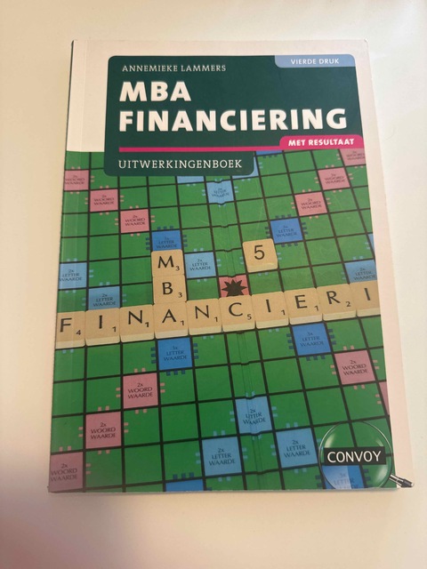 9789463172868-MBA-Financiering-met-resultaat-bij-4e-druk-Uitwerkingenboek