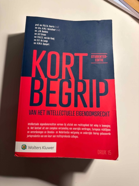 9789013169423-Kort-begrip-van-het-intellectuele-eigendomsrecht-Studenteneditie