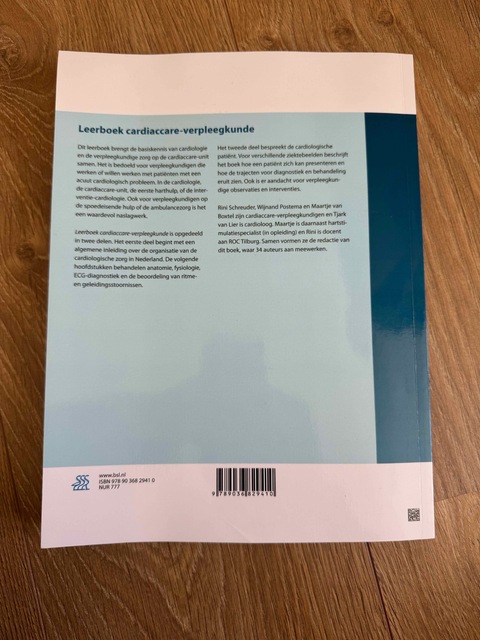 9789036829410-Leerboek-cardiaccare-verpleegkunde