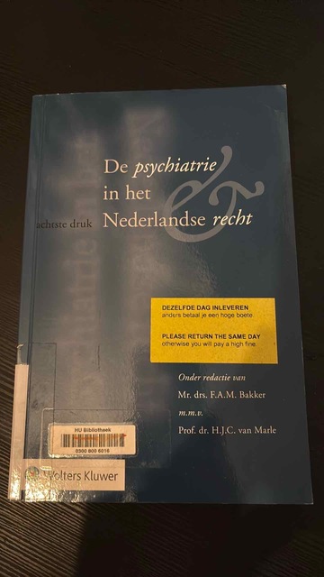 9789013157161-De-psychiatrie-in-het-Nederlandse-recht