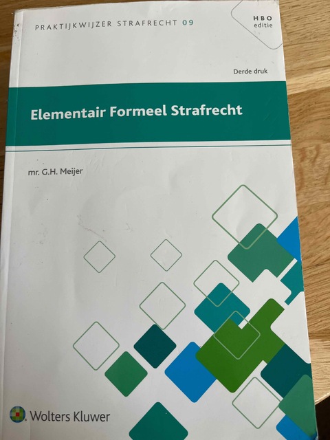 9789013167689-Elementair-formeel-strafrecht