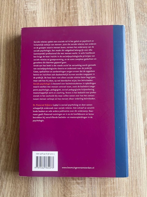 9789462364073-Sociale-psychologie