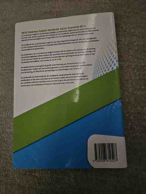 9789006814507-2020-Business-English-Handboek-N3-4-sector-Economie